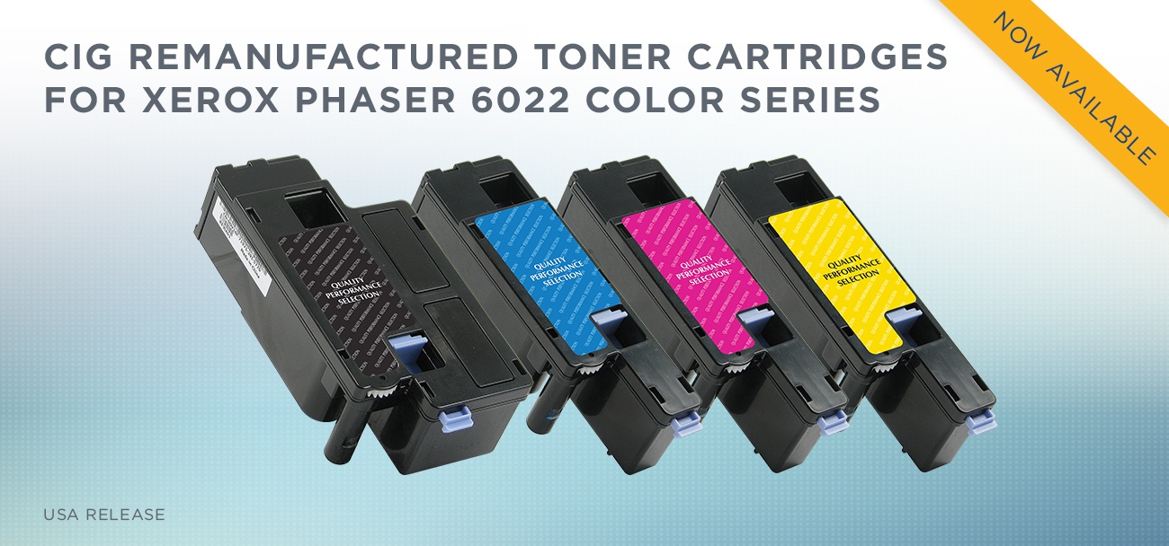 CLOVER  REMANUFACTURED TONER CARTRIDGES FOR XEROX PHASER 6022 COLOR SERIES