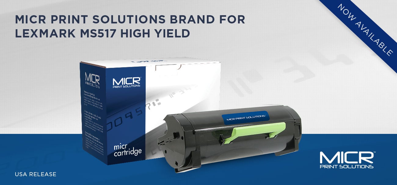 MICR PRINT SOLUTIONS BRAND FOR LEXMARK MS517 HIGH YIELD