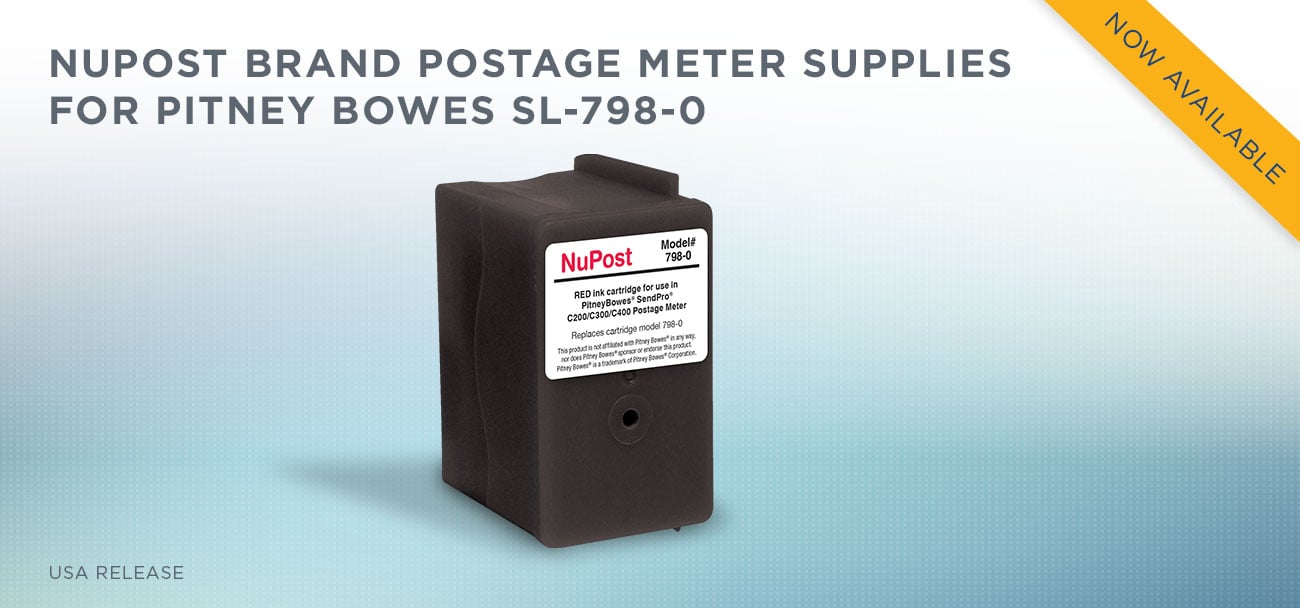 NUPOST BRAND POSTAGE METER SUPPLIES FOR PITNEY BOWES SL-798-0