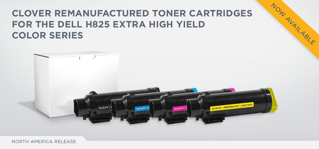 CLOVER  REMANUFACTURED TONER CARTRIDGES FOR DELL H825 EXTRA HIGH YIELD COLOR SERIES